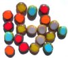 20 10x9mm Oval Window Beads Mix Pack